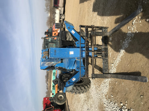 2018 Genie GTH-1056 Genie GTH-1056 w/Enclosed Cab w/HVAC, Work Lights, Solid Tires, Beacon, 60" Carriage and Forks