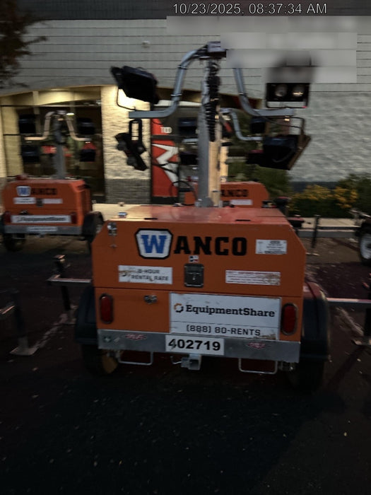 2024 Wanco WLTT-4MM4K Diesel, Deep Sea Controller, Shore Power Plug, Auto Start, (4) 350W LED Floodlights, 4kW Generator, 60 Gal Fuel Tank, 2" Ball, T3