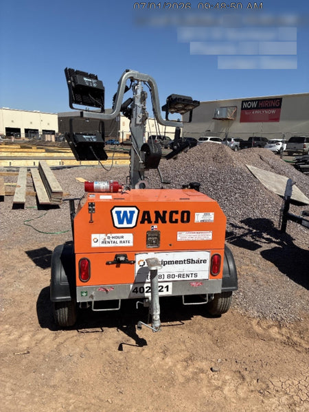 2024 Wanco WLTT-4MM4K Diesel, Deep Sea Controller, Shore Power Plug, Auto Start, (4) 350W LED Floodlights, 4kW Generator, 60 Gal Fuel Tank, 2" Ball, T3