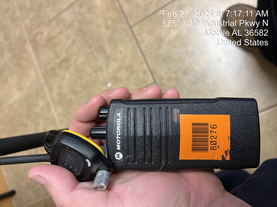 2020 MOTOROLA RDU4100