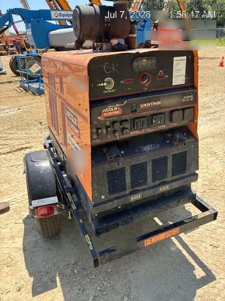 2021 Lincoln Electric Vantage 549X Ready Pak 3, ORANGE (includes trailer, cable rack, fender light kit)