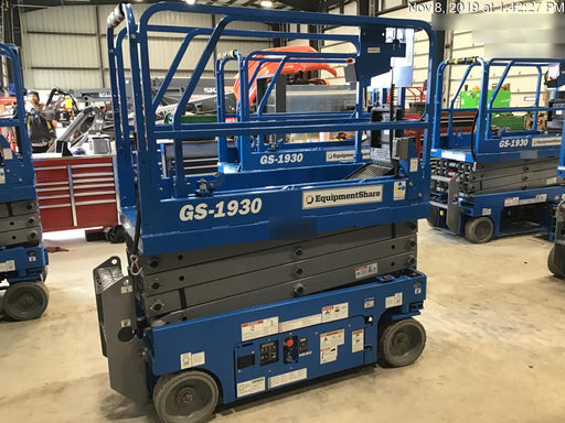 2019 Genie GS-1930 Fixed Rails with Chain Entry