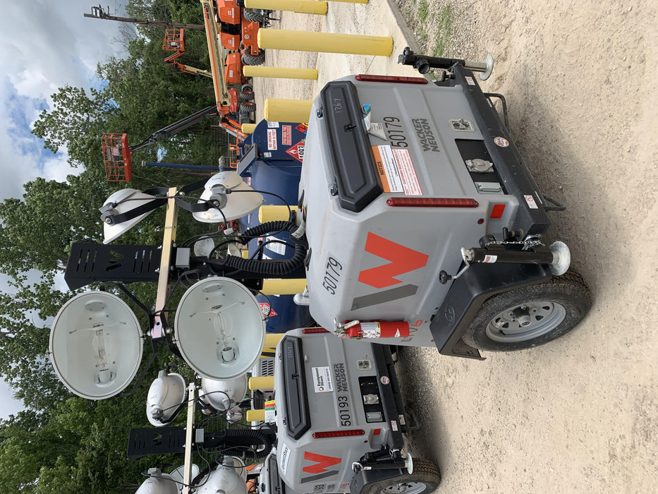 2019 Wacker Neuson LTV6L-MH Mobile Light Tower w/Fuel Level Sensor Installed