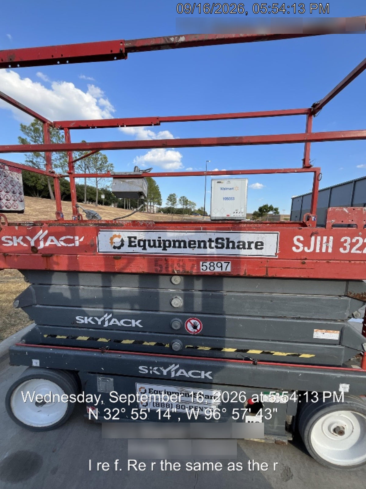 2017 Skyjack SJIII-3226 Skyjack SJ3226, Trojan Battery Set, Extended Warranty 5yr/5k hr