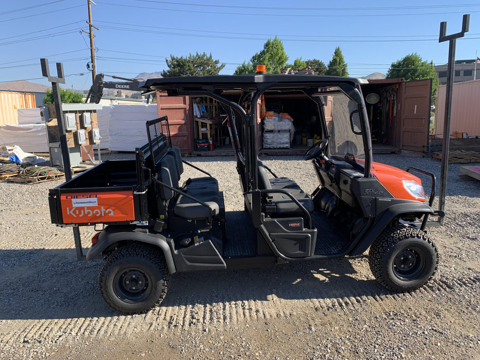 2021 Kubota RTV-X1140W-H Plastic Canopy, Windshield Acrylic Clear, LED Strobe Light, Wire Harness Kit, Back up Alarm