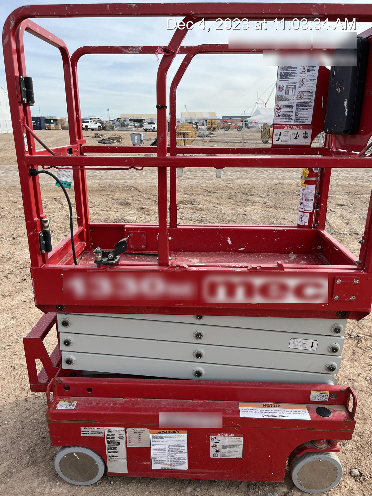 2019 MEC 1330SE Standard Options