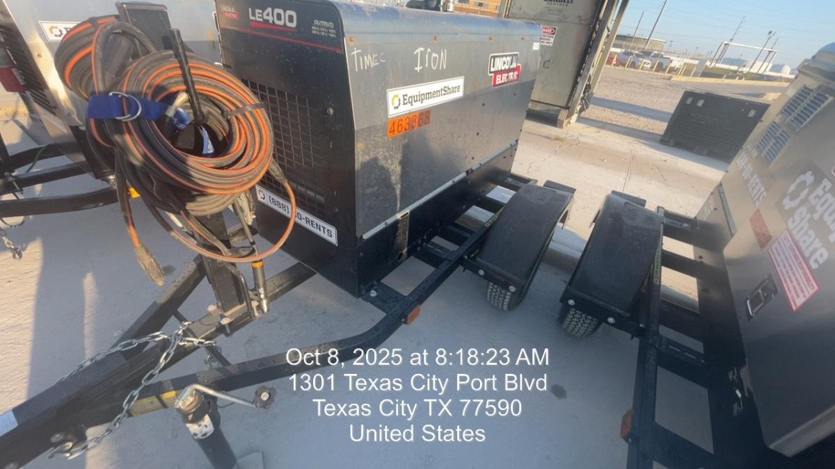 2024 Lincoln Electric LE400 Kubota V1505, Trlr, Cable Rack, Light Kit, ES Decals, T3