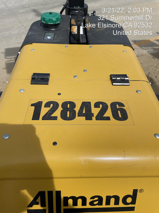 2021 Allmand NLV3GR (4) LED Light Fixture 350W, 23' Vertical Mast, 3kW Prime, Towable, Deep Sea L401, Leveling Jacks, Yanmar T4F 5.8hp