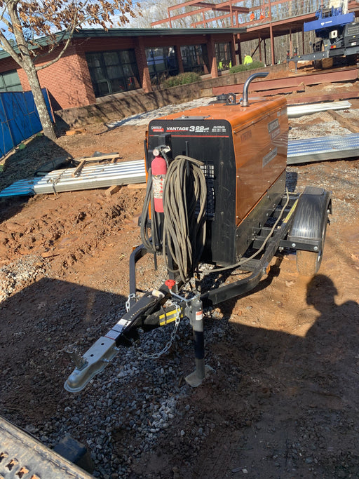 2021 Lincoln Electric Vantage 322 Vantage 322 Ready Pak 3 w/ Decals, ORANGE (includes trailer, cable rack, fender light kit) NO Telematics