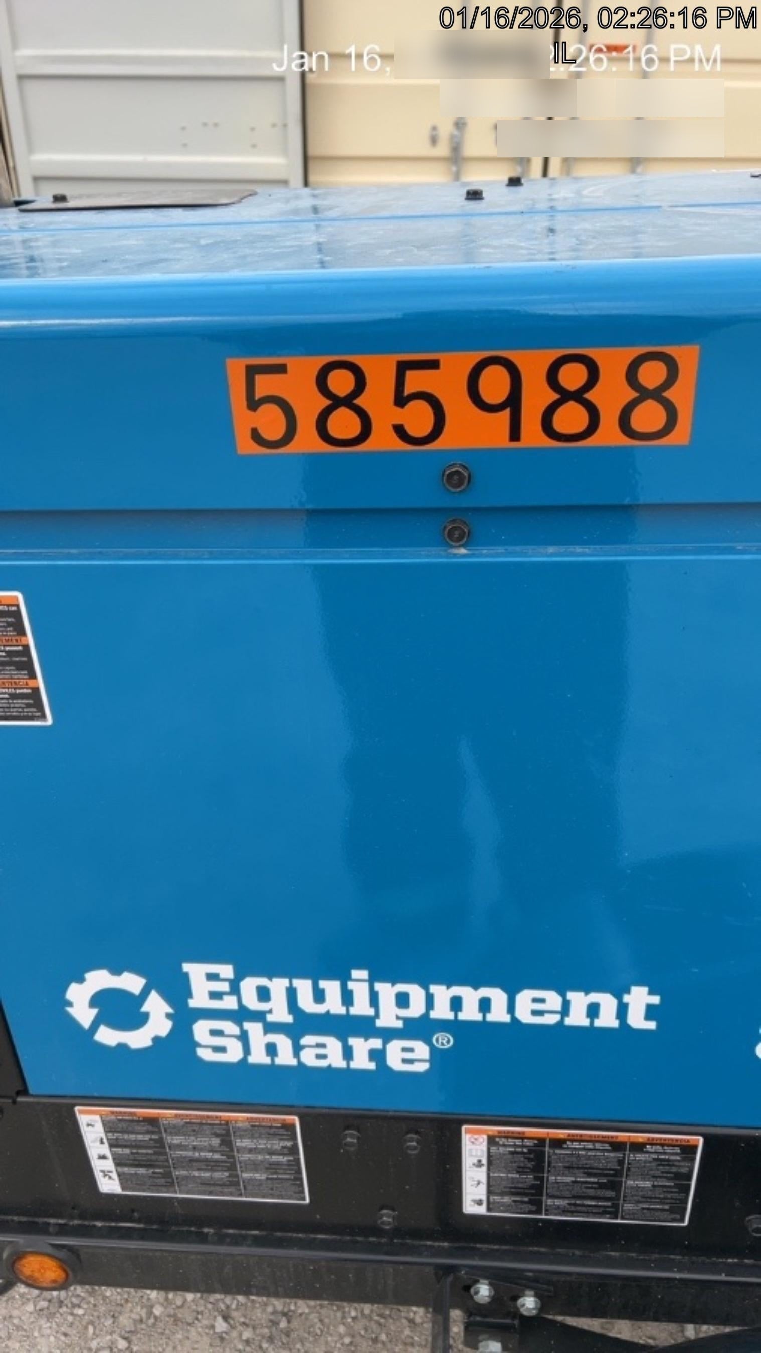 2025 MILLER ELECTRIC BIG BLUE 400