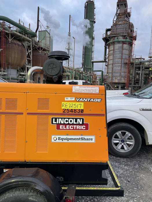 2022 Lincoln Electric Vantage 549X Crosslink Technology, Trailer Mounted, ES Decals, T3