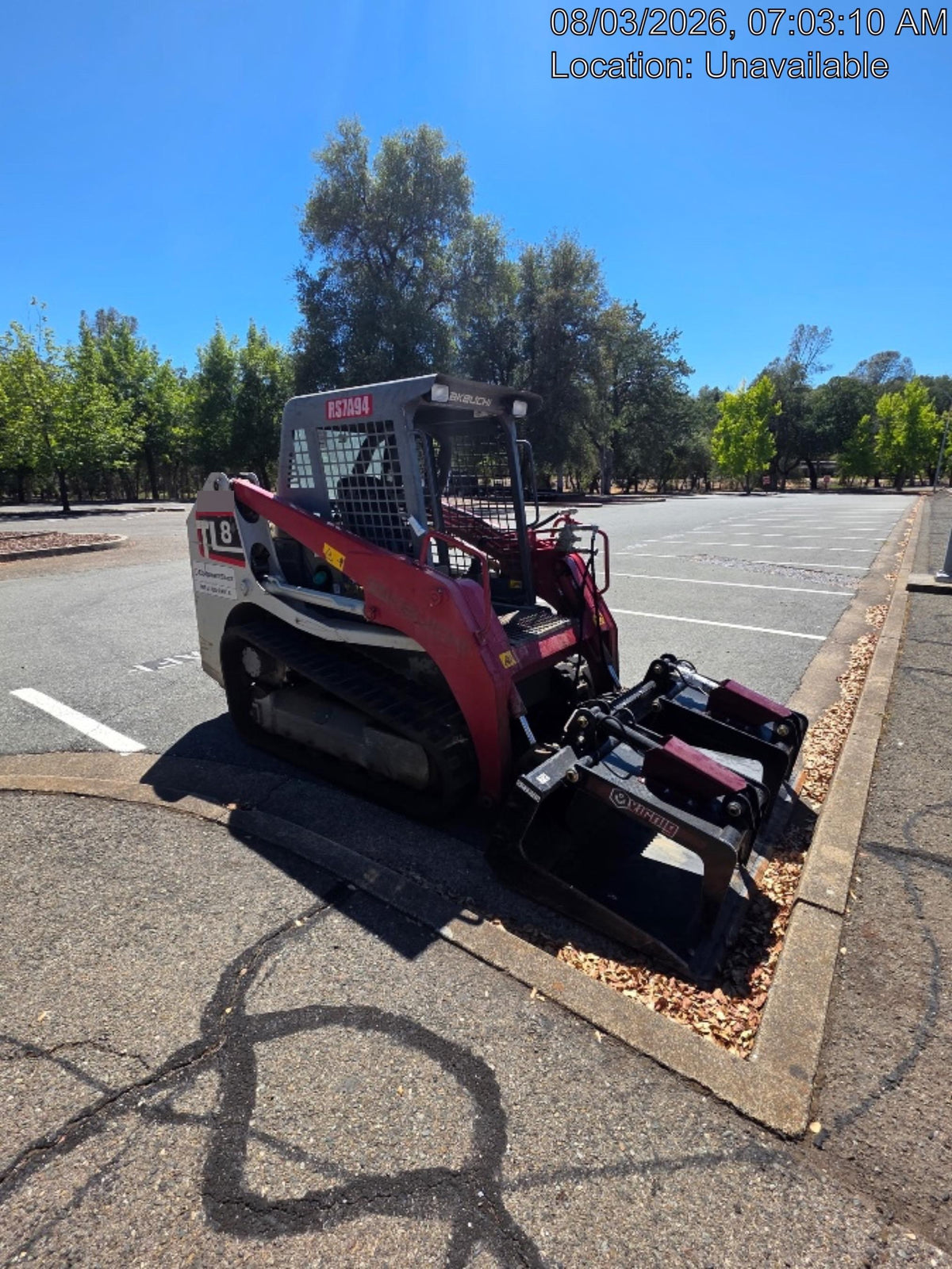 2019 TAKEUCHI TL8W