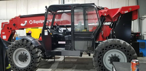 2019 Manitou MTA10055 Cab/Heat/Air, 120 HP, Solid Tires, Work Lights, Lift Hook, Auxiliary Hydraulics 66" Carriage and 60" Forks