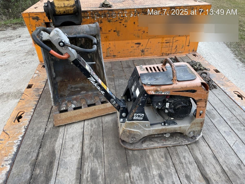 2022 Multiquip MVH158 Honda GX200, 17" Plate, Gas
