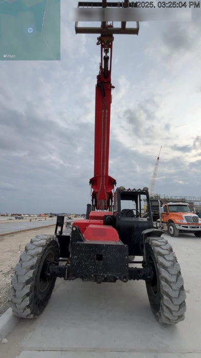 2020 Manitou MTA8044 74hp T4F, Open ROPS, Cab and Boom LED work lights, Auxiliary Hydraulics, Solid Tires, Amber strobe, Lift Hook w/66" Carriage, 60" Forks
