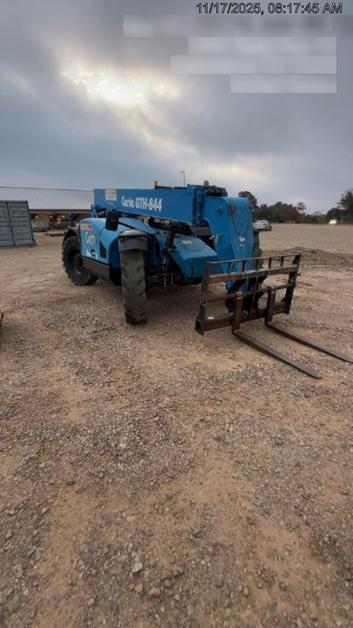 2018 Genie GTH-844 Genie GTH-844D w/Open ROPS, Solid Tires, Work Light/Beacon, 60" Carriage and Forks
