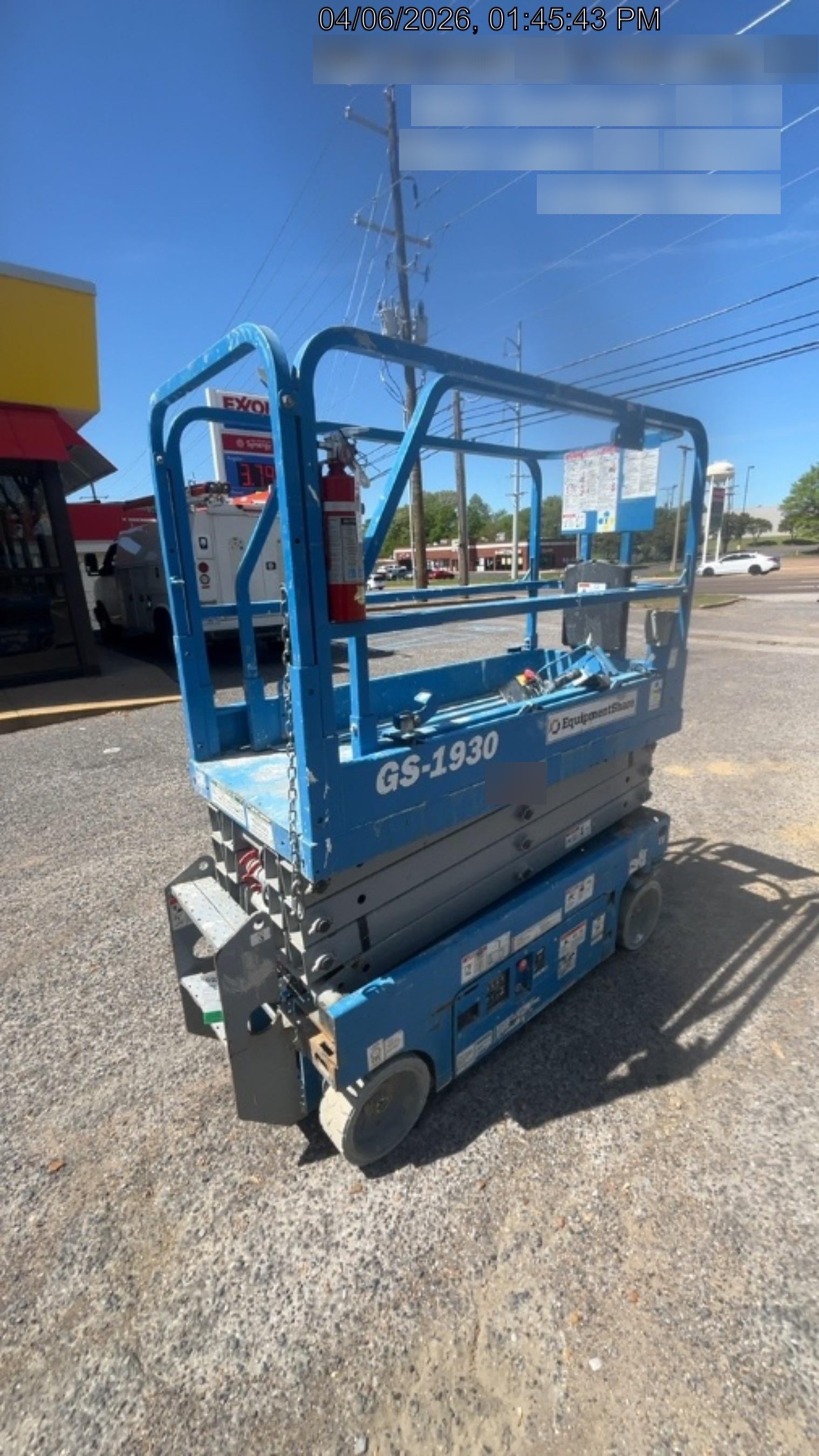 2020 Genie GS-1930 Fixed rails with chain entry gate - Pre A92.20