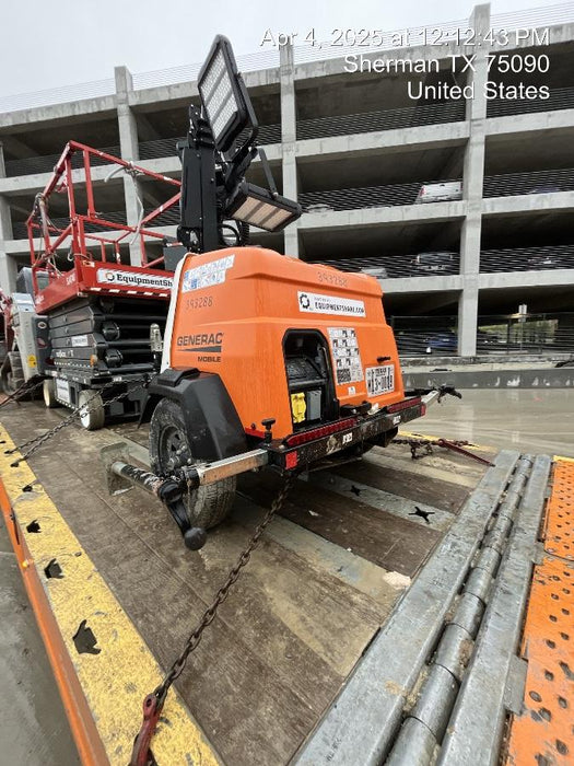 2024 Generac MLT2 Diesel, Flex Switch 120V Input, Powerzone Controller, 
(4) 320W LED Lights, 4kW Generator, 39.9 Gal Fuel Tank, 2" Ball, T3