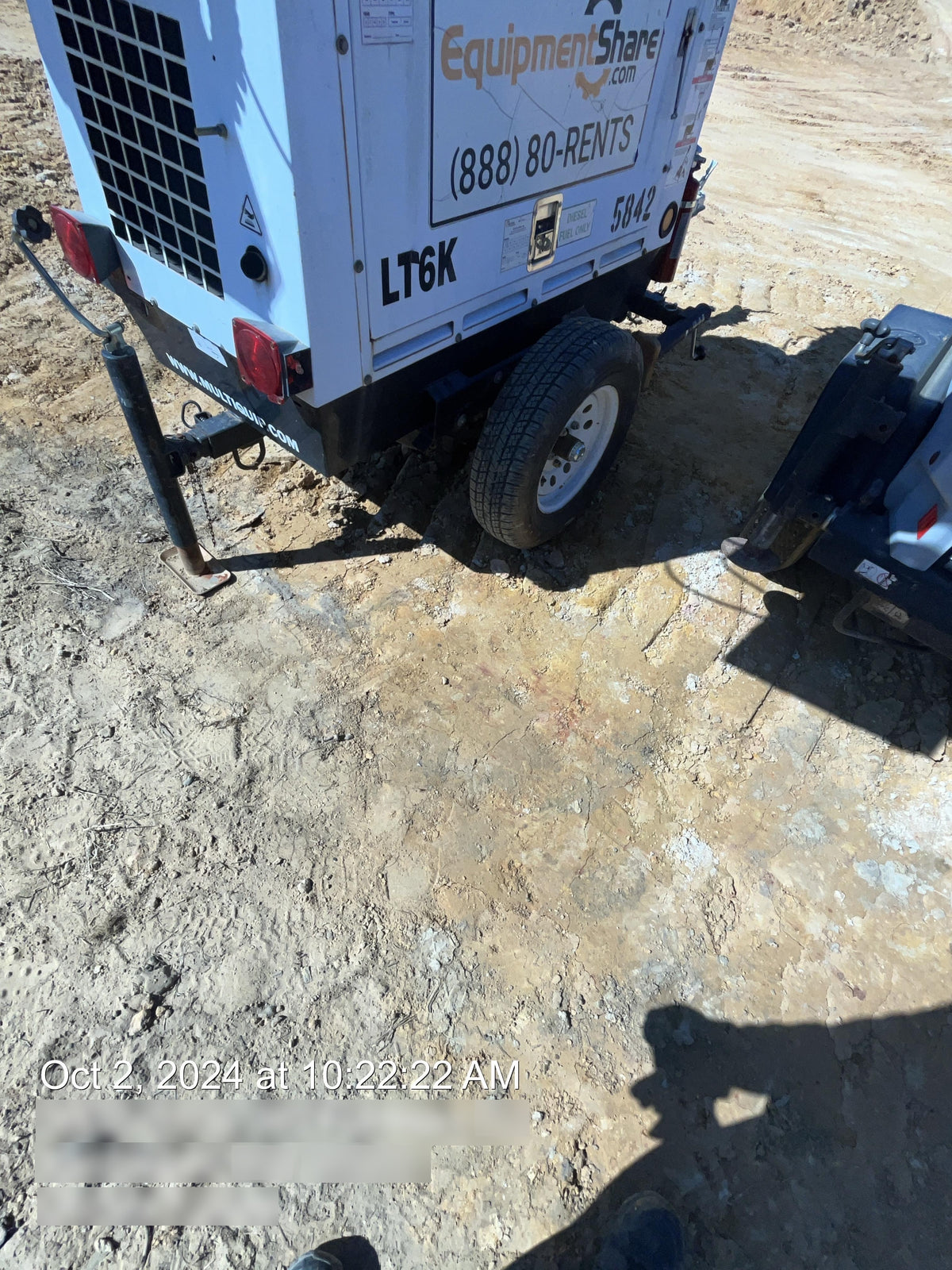 2017 Multiquip LT6K` MultiQuip LT6KV Towable Light Tower
