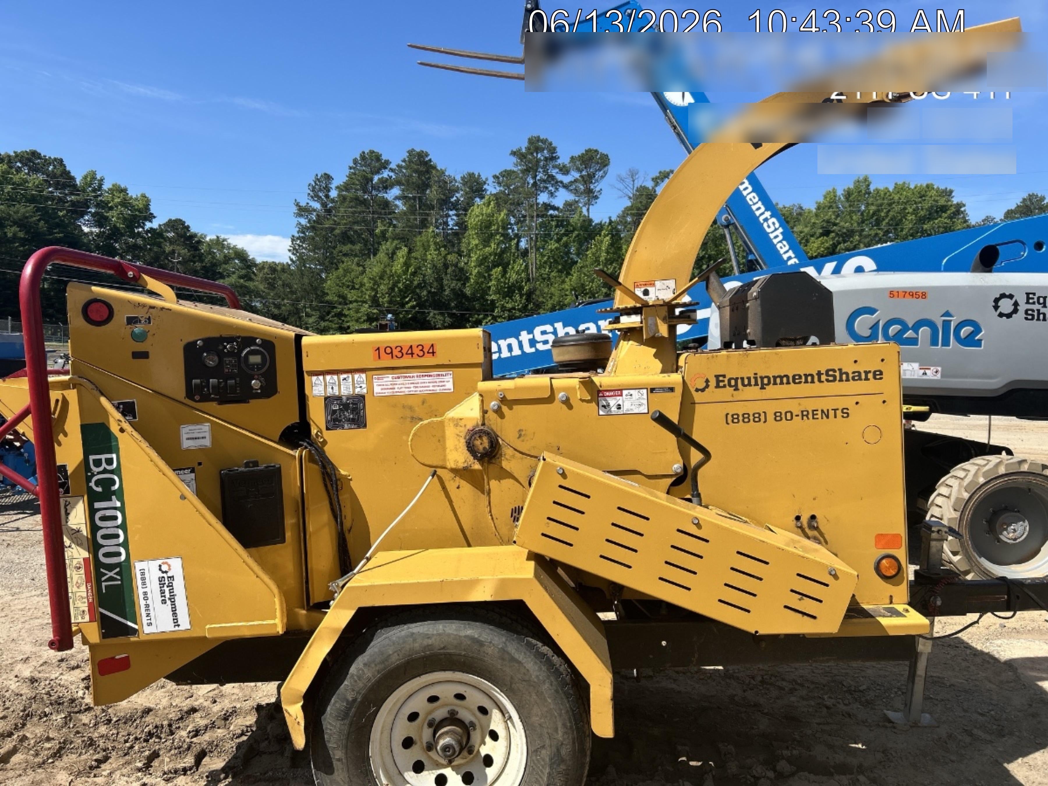 2021 VERMEER BC1000XL Diesel