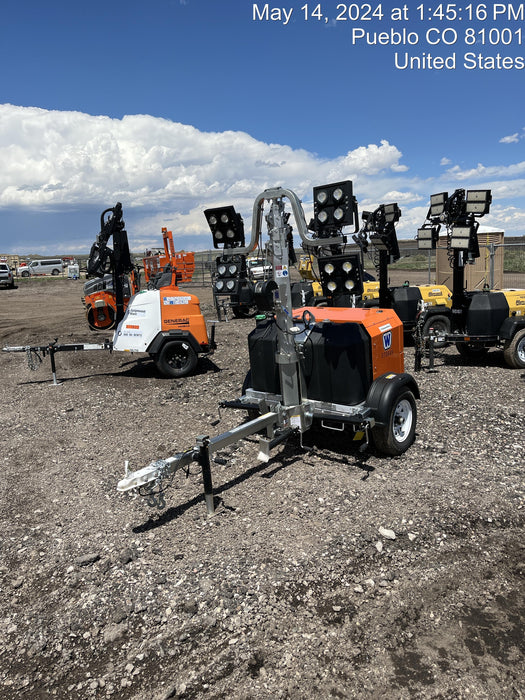 2023 Wanco WLTT-4MM4K Diesel, Deep Sea Controller, Shore Power Plug, Auto Start, (4) 350W LED Floodlights, 4kW Generator, 60 Gal Fuel Tank, 2" Ball, T3