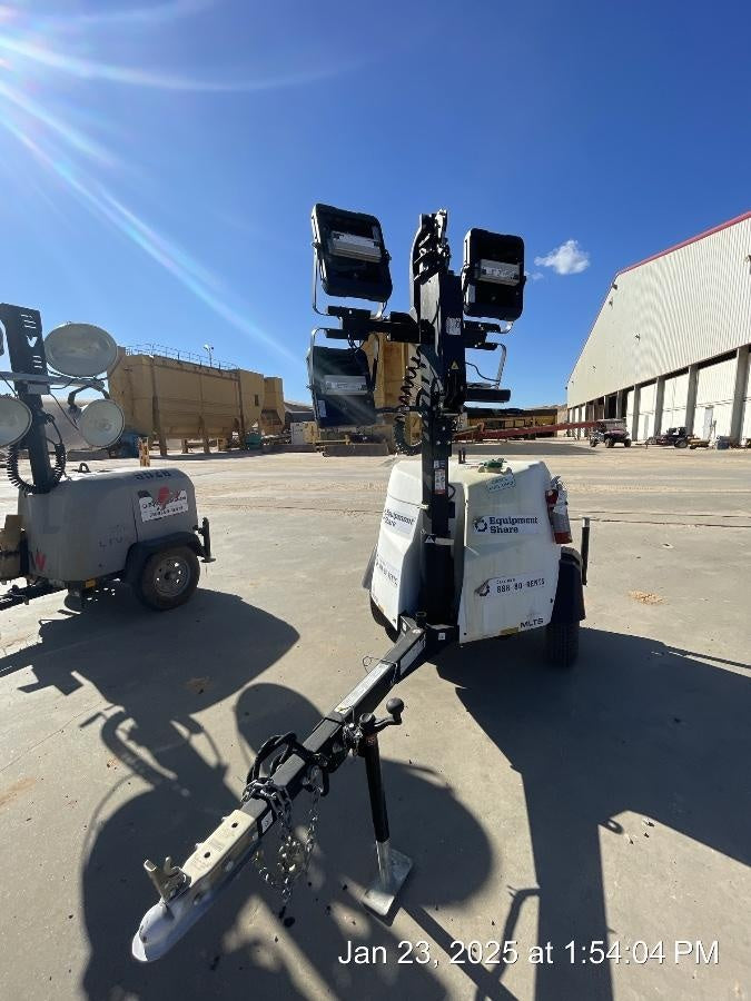 2023 Generac MLT2 Diesel, Flex Switch 120V Input, Powerzone Controller, 
(4) 320W LED Lights, 4kW Generator, 39.9 Gal Fuel Tank, 2" Ball, T3