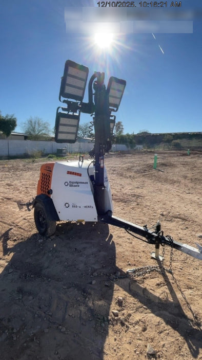 2023 Generac MLT2 Diesel, Flex Switch 120V Input, Powerzone Controller, (4) 320W LED Lights, 4kW Generator, 39.9 Gal Fuel Tank, 2" Ball, T3