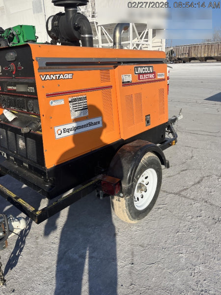 2021 Lincoln Electric Vantage 549X Ready Pak 3, ORANGE (includes trailer, cable rack, fender light kit)