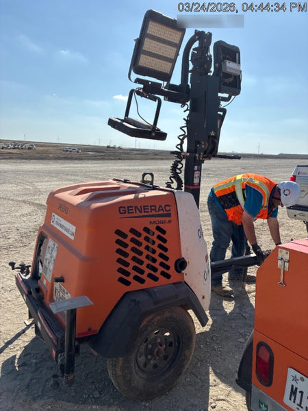 2024 Generac MLT2 Diesel, Flex Switch 120V Input, Powerzone Controller, 
(4) 320W LED Lights, 4kW Generator, 39.9 Gal Fuel Tank, 2" Ball, T3