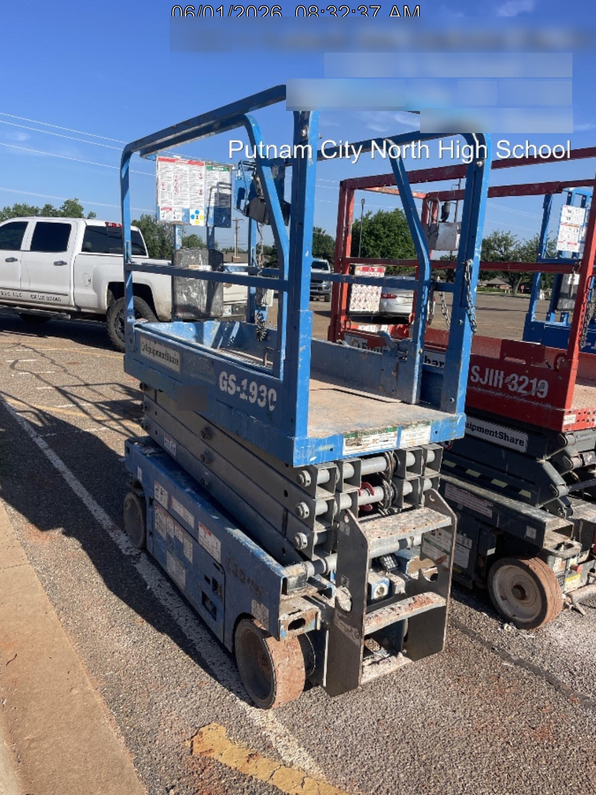 2019 Genie GS-1930 Genie GS-1930 w/Fixed Rail, Chain Entry