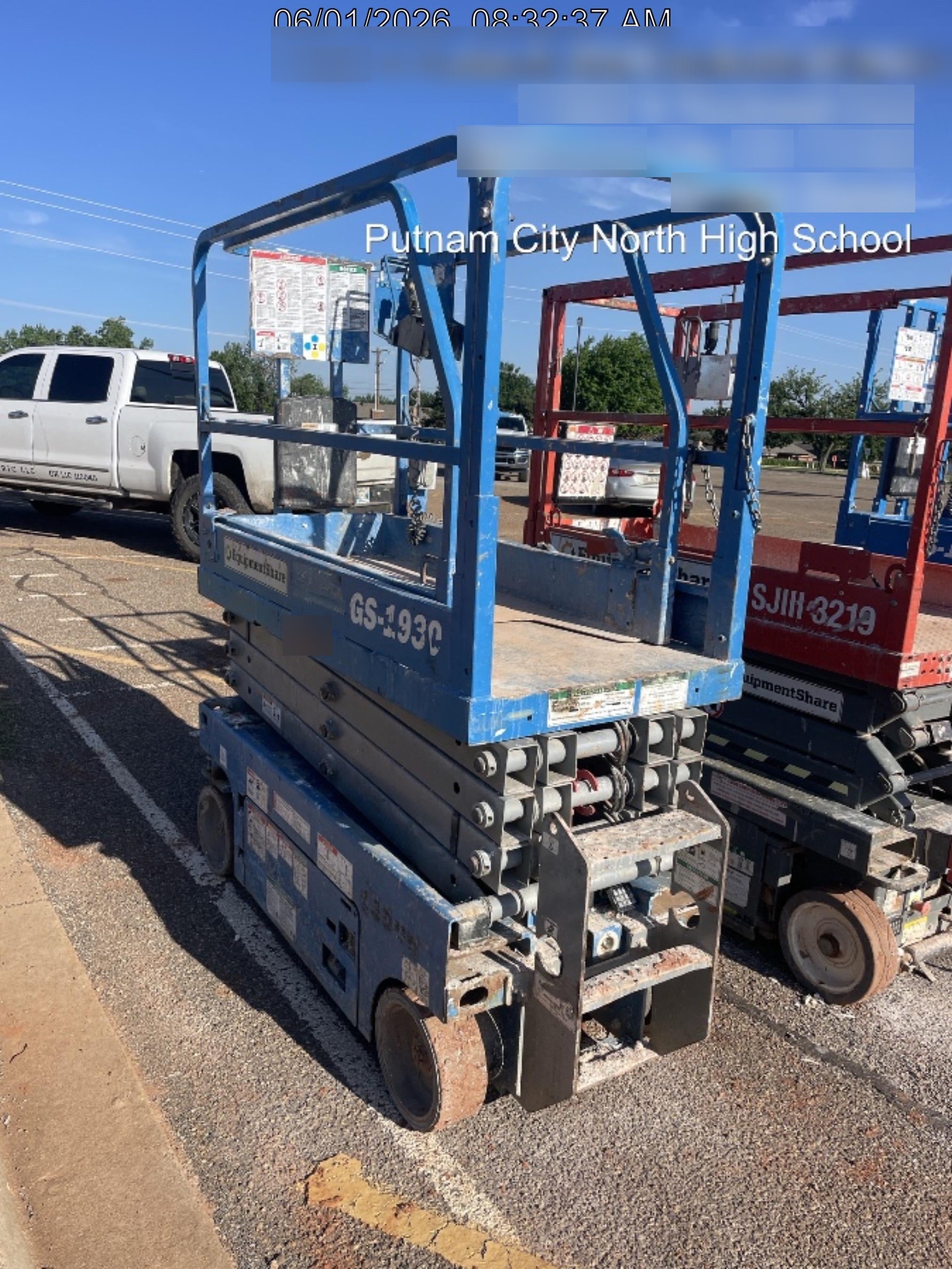 2019 Genie GS-1930 Genie GS-1930 w/Fixed Rail, Chain Entry