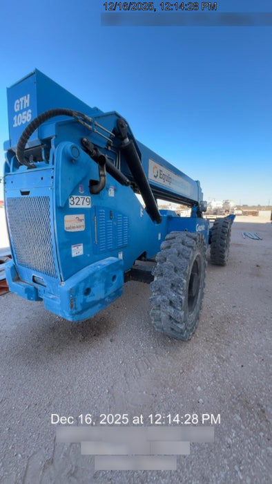 2017 Genie GTH-1056 Solid Tires, 60" carriage, Light Kit, Open ROPS