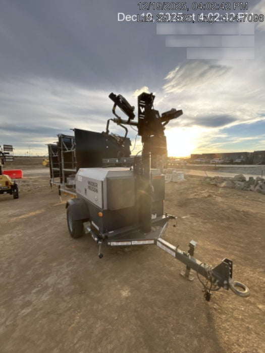 2022 Wacker Neuson LTW20Z1 Isuzu Dsl. Engine, 23' Mast, (4) 300W LED Lights, CWK, Programmable Dawn to Dusk, 360 Deg. Rotation, 57 Gal. Tank, Trailer Mounted