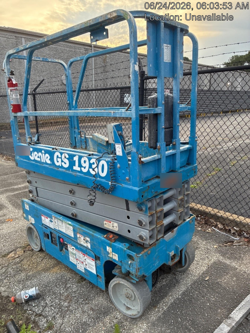 2019 Genie GS-1930 Fixed Rails with Chain Entry