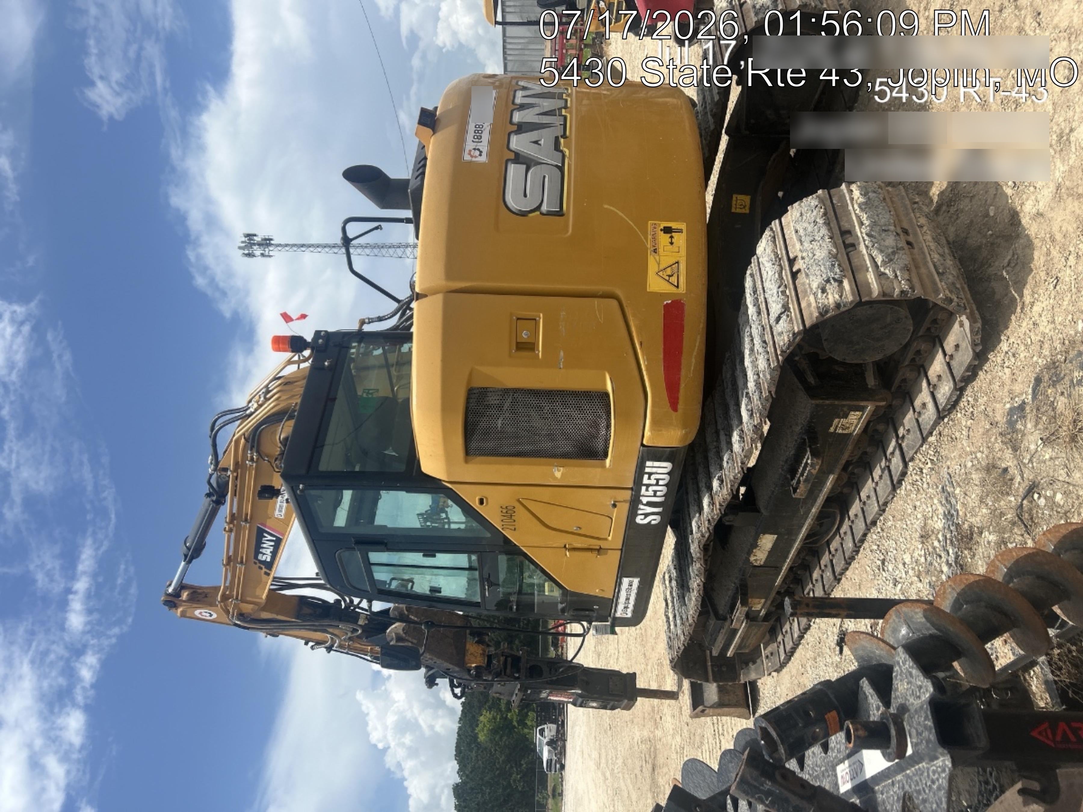 2022 SANY SY155 U
