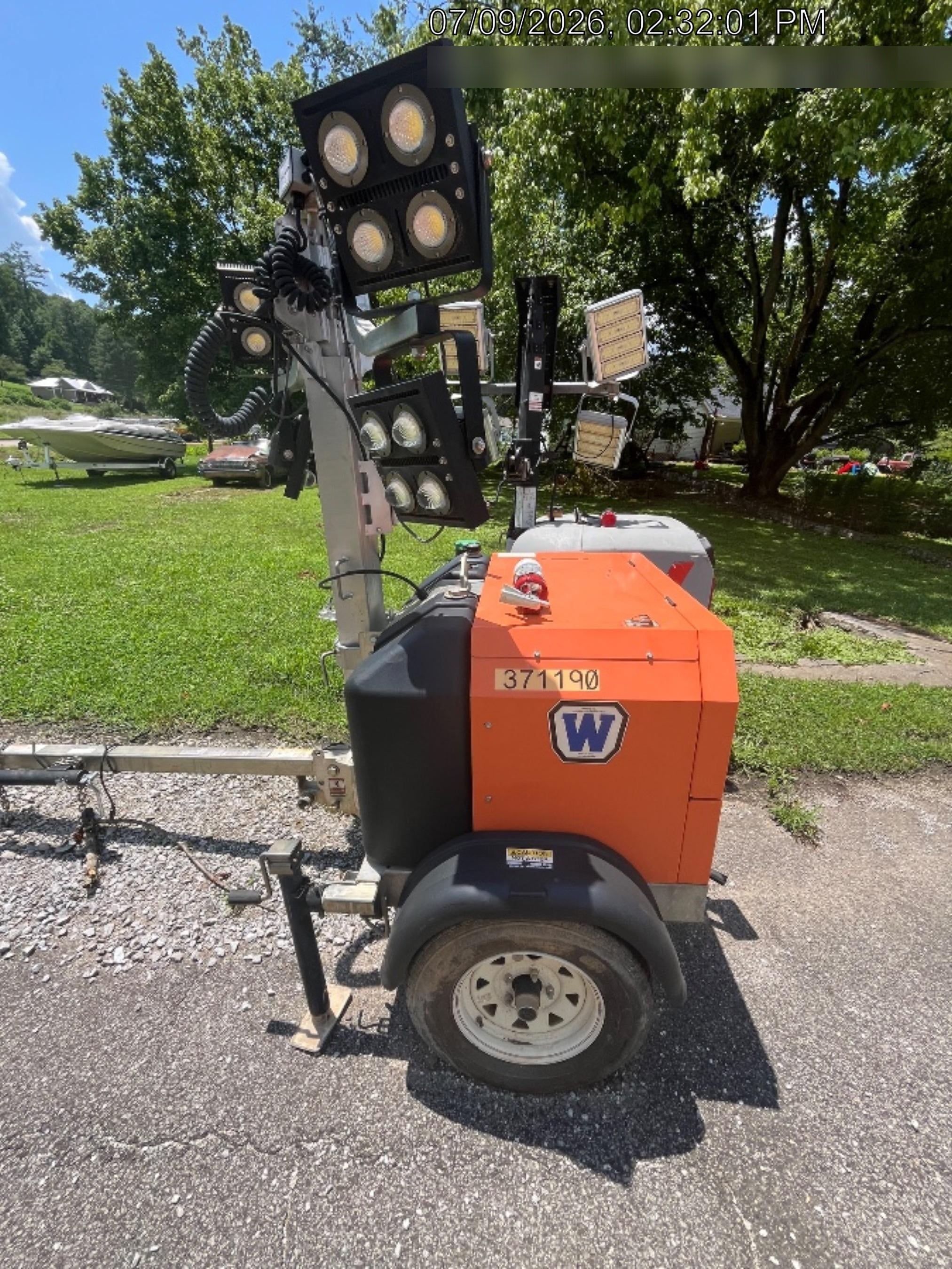 2023 Wanco WLTT-4MM4K Diesel, Deep Sea Controller, Shore Power Plug, Auto Start, (4) 350W LED Floodlights, 4kW Generator, 60 Gal Fuel Tank, 2" Ball, T3