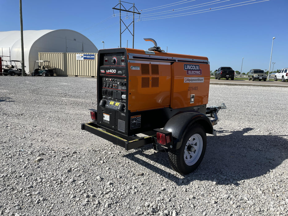 2022 Lincoln Electric LE400 Kubota V1505, Trlr, Cable Rack, Light Kit, ES Decals, T3