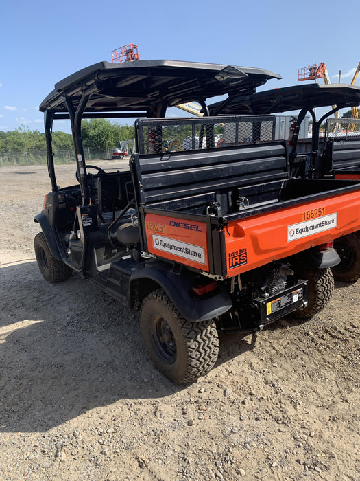 2021 Kubota RTV-X1140W-H Plastic Canopy, Windshield Acrylic Clear, LED Strobe Light, Wire Harness Kit, Back up Alarm