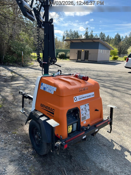 2023 Generac MLT2 Diesel, Flex Switch 120V Input, Powerzone Controller, (4) 320W LED Lights, 4kW Generator, 39.9 Gal Fuel Tank, 2" Ball, T3