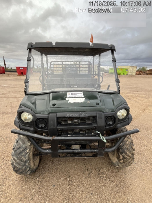 2018 Kawasaki MULE PRO-DX Kawasaki Mule 4x4 Diesel UTV w/Hard Top, Windshield, Beacon, Backup Alarm, ES Keypad/Hardware Installed