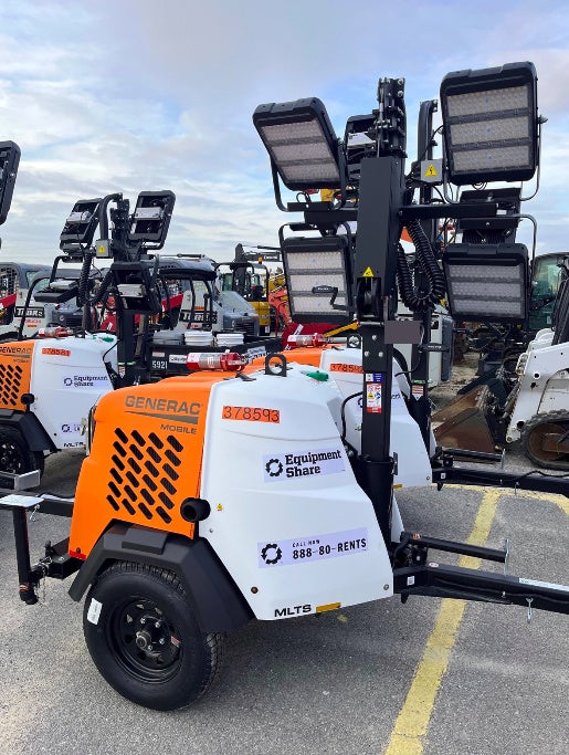 2023 Generac MLT2 Diesel, Flex Switch 120V Input, Powerzone Controller, 
(4) 320W LED Lights, 4kW Generator, 39.9 Gal Fuel Tank, 2" Ball, T3