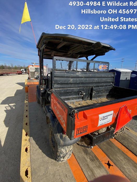 2022 Kubota RTV-X1140W-H Plastic Canopy, Windshield Acrylic Clear, LED Strobe Light, Wire Harness Kit, Back up Alarm