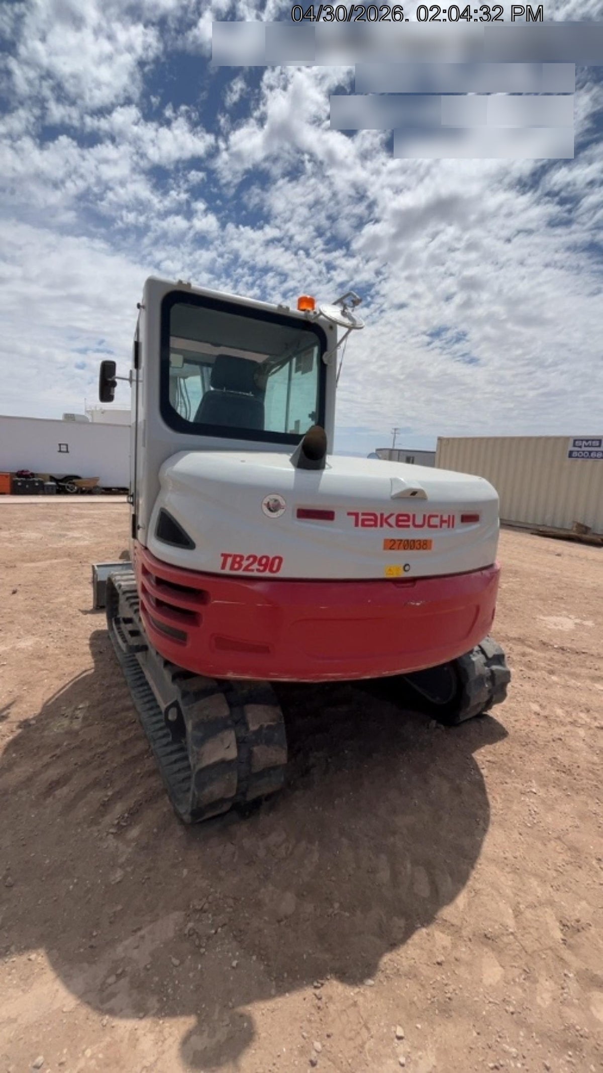 2022 TAKEUCHI TB290-CR