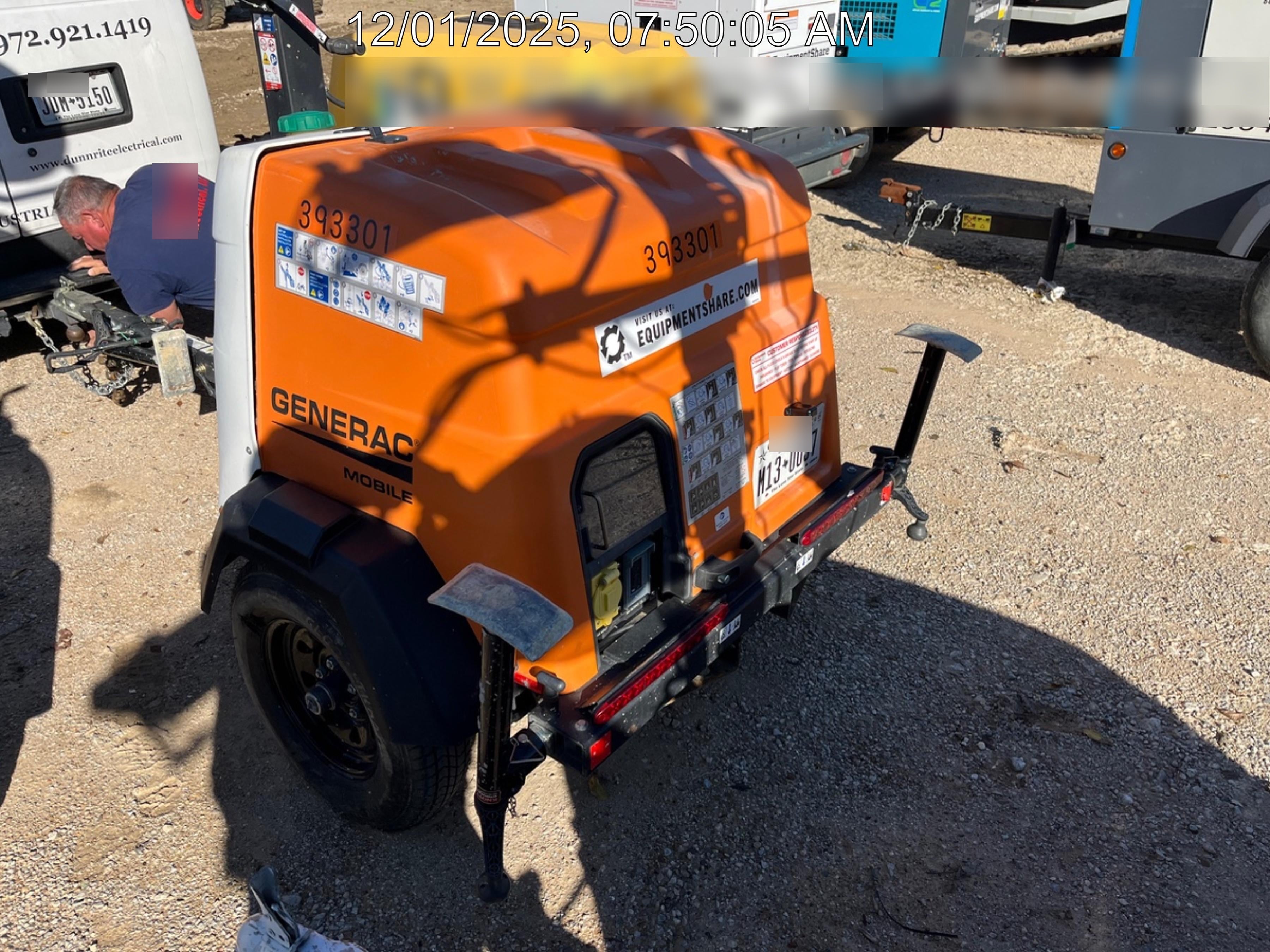 2024 Generac MLT2 Diesel, Flex Switch 120V Input, Powerzone Controller, 
(4) 320W LED Lights, 4kW Generator, 39.9 Gal Fuel Tank, 2" Ball, T3