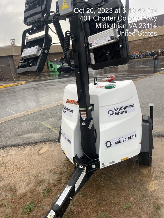 2023 Generac MLT2 Diesel, Flex Switch 120V Input, Powerzone Controller, 
(4) 320W LED Lights, 4kW Generator, 39.9 Gal Fuel Tank, 2" Ball, T3