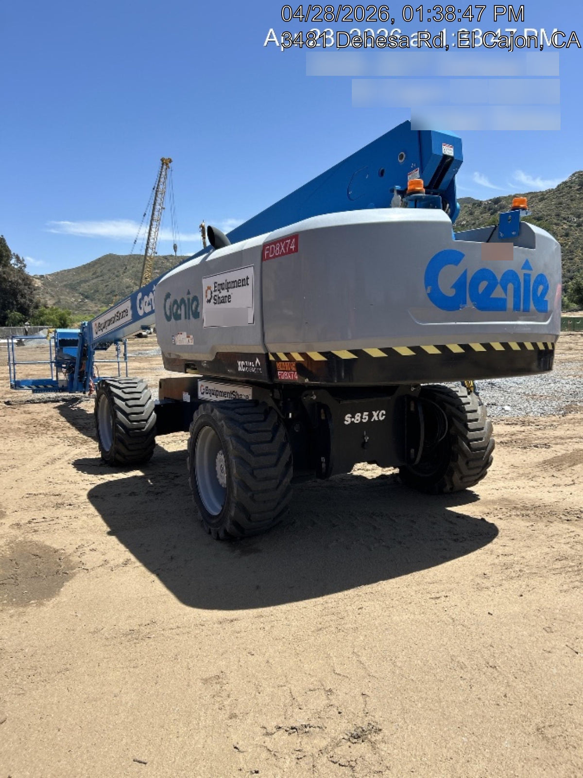2022 GENIE S-85 XC