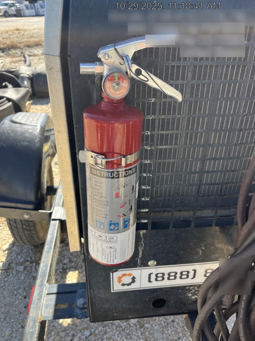 2019 Lincoln Electric Vantage 322 Ready-Pak 3, Two Wheel Trailer, Fender and Light Kit, Cable Rack