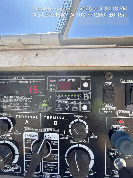 2020 Multiquip DLW400ESA4 400 amp Welder, 14kW, 120/240V, T4F Kubota, Trailer