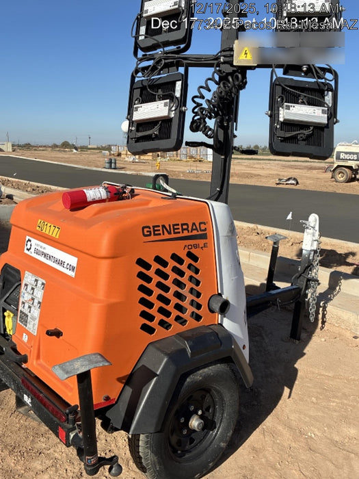 2024 Generac MLT2 Diesel, Flex Switch 120V Input, Powerzone Controller, 
(4) 320W LED Lights, 4kW Generator, 39.9 Gal Fuel Tank, 2" Ball, T3