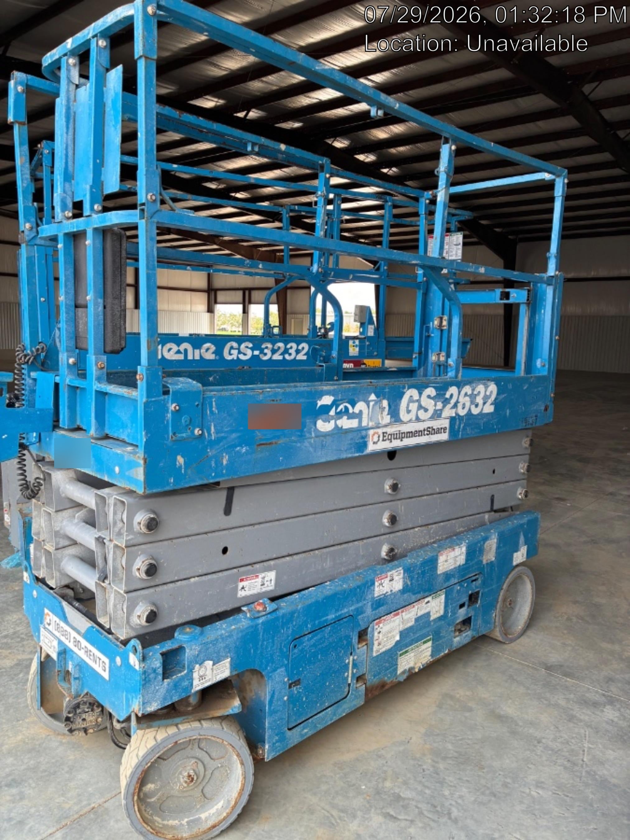 2018 Genie GS-2632 Genie GS-2632 w/Fixed Rail, Chain Entry